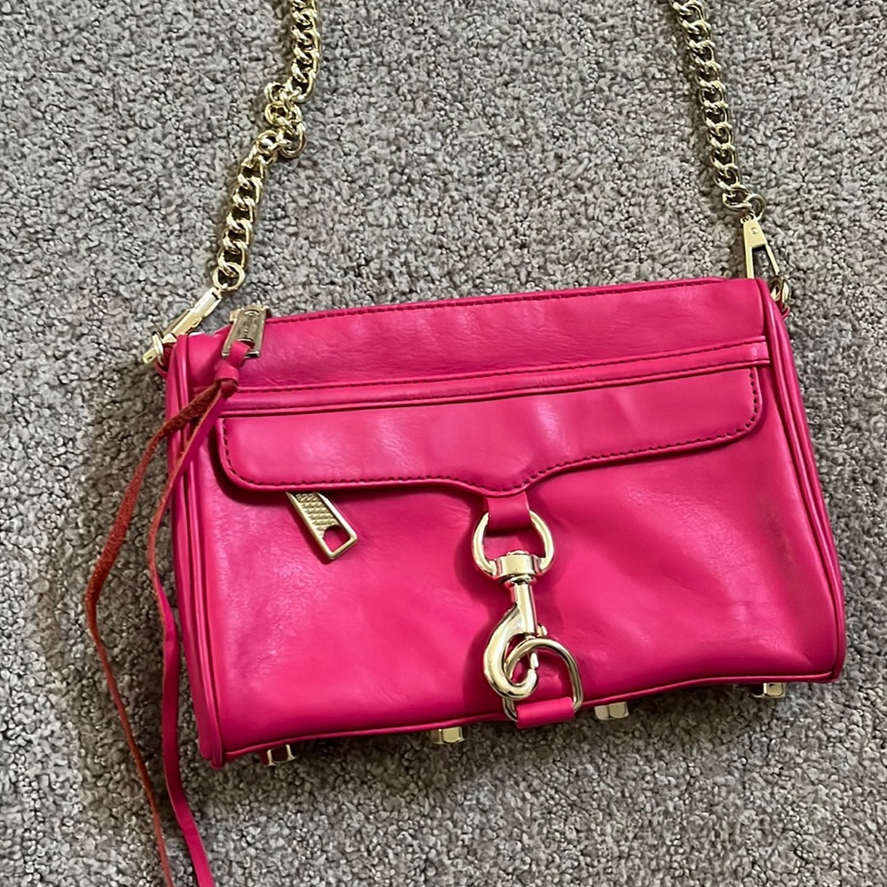 Rebecca minkoff pink crossbody bag